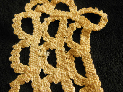 Col ancien dentelle adulte au crochet bi à nettoyer théâtre costume T1-16
