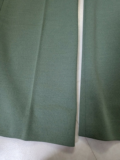 Pur vintage pantalon pattes d'eph vert taille 36  B4