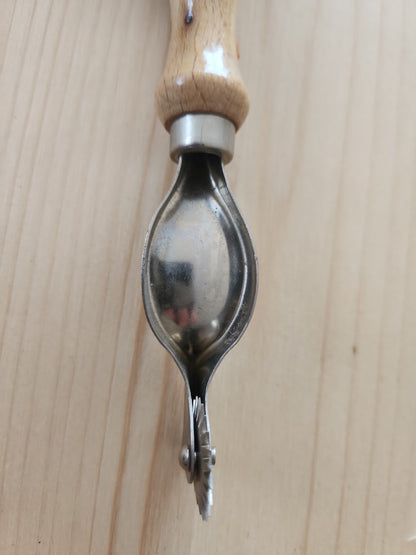 Roulette neuve vintage à patron roue ancienne bois  T1