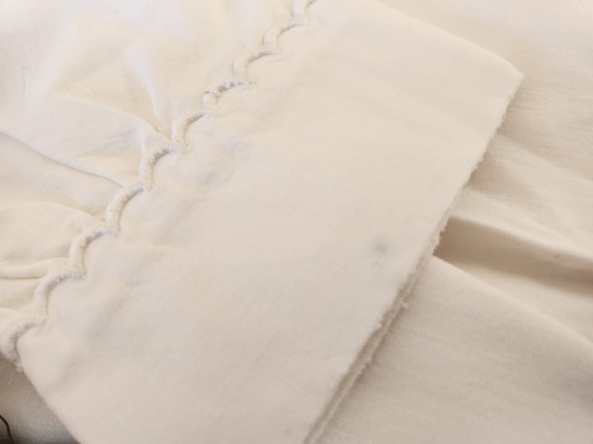 Chemise de nuit ancienne  monogramme BM longue manche B8