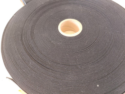 Large élastique  noir  rouleau de 50 mètres sur  3 cm made in France B3