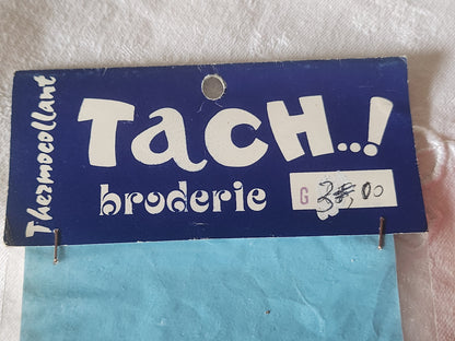 Ancien patch vintage thermocollant captain broderie customisation 