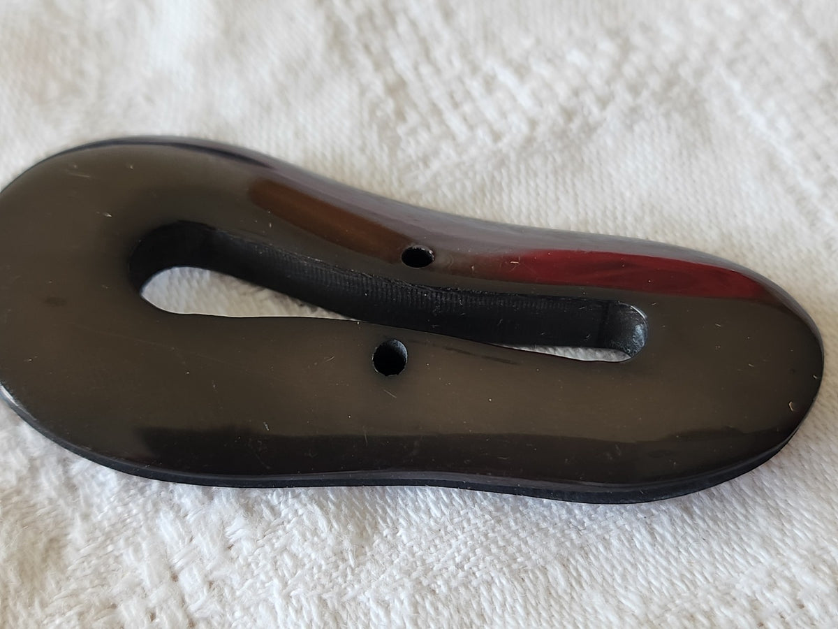 collection trés long bouton vintage marron 6,2 cm ref 5960