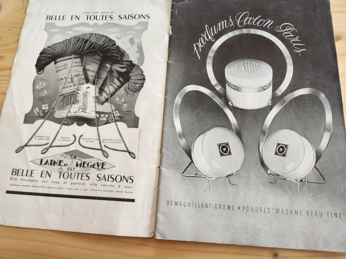 Modes et travaux  aout 1939 couverture serge ivanoff mode pub chasse n°472