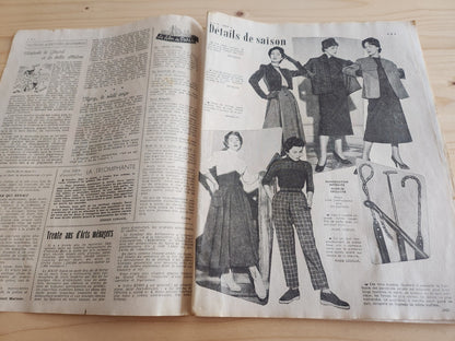 Le petit echo de la mode 1954 n°9  le printemps dans la maison