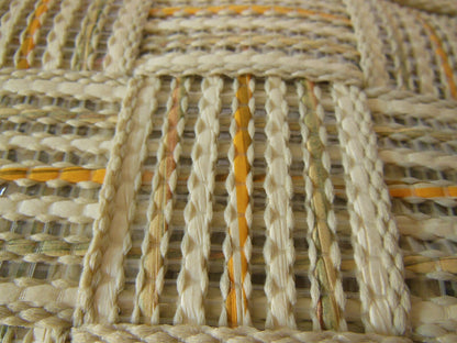 Ancien sac à main vintage Made in Italy été clair effet rafia bandoulière retro