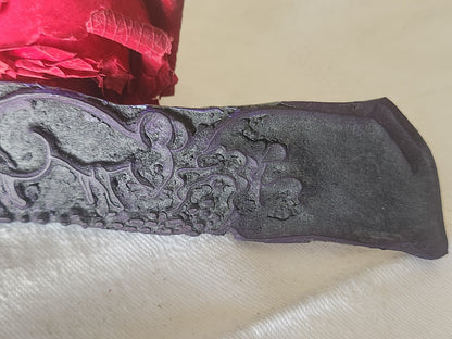 Tampon ancien sans support frise broderie collection sourie rat  n°24