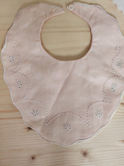 Lot 22 bavoirs anciens bebe poupée vintage à nettoyer B4