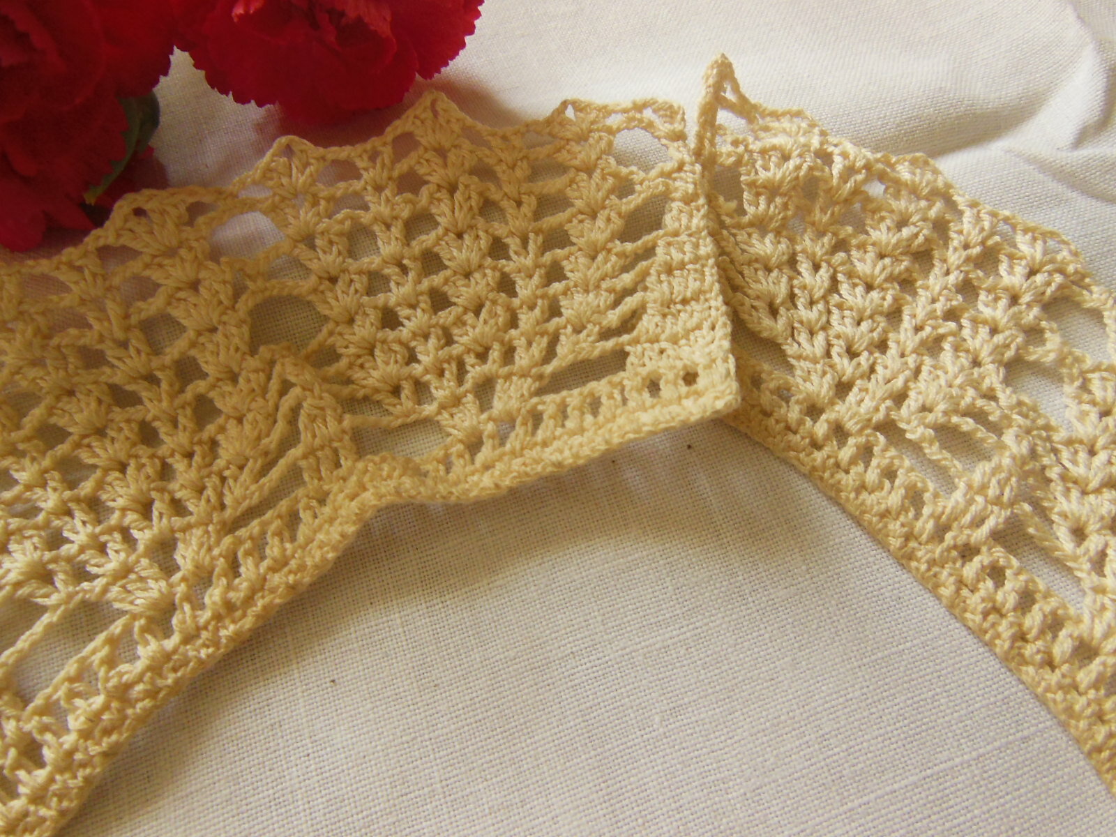 Col ancien au crochet pour adulte large  costume théâtre T15-39
