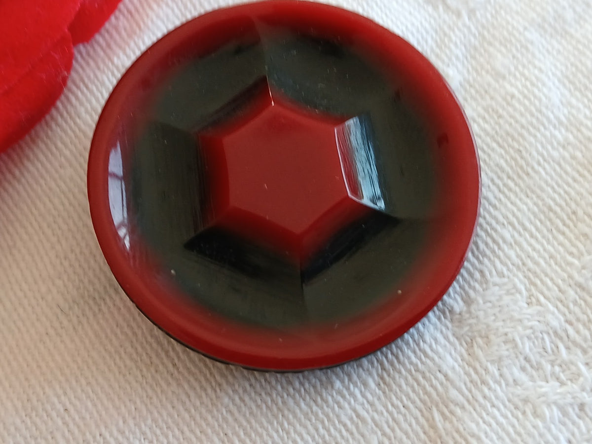 Gros bouton ancien art déco galalithe année 20/30 parurier 3,7 cm 37 mm ref 6489