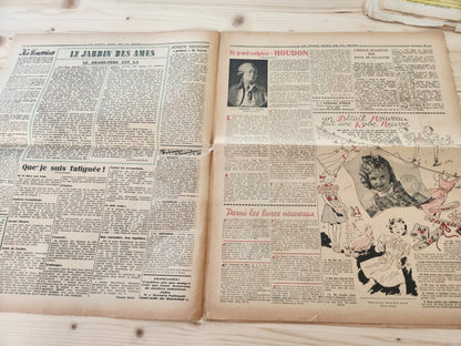 Le petit echo de la mode 1941 n°18 joli mois de Mai  parure enfant blouses
