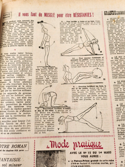 Le petit echo de la mode 1950 n°10 mode française année 50 printemps