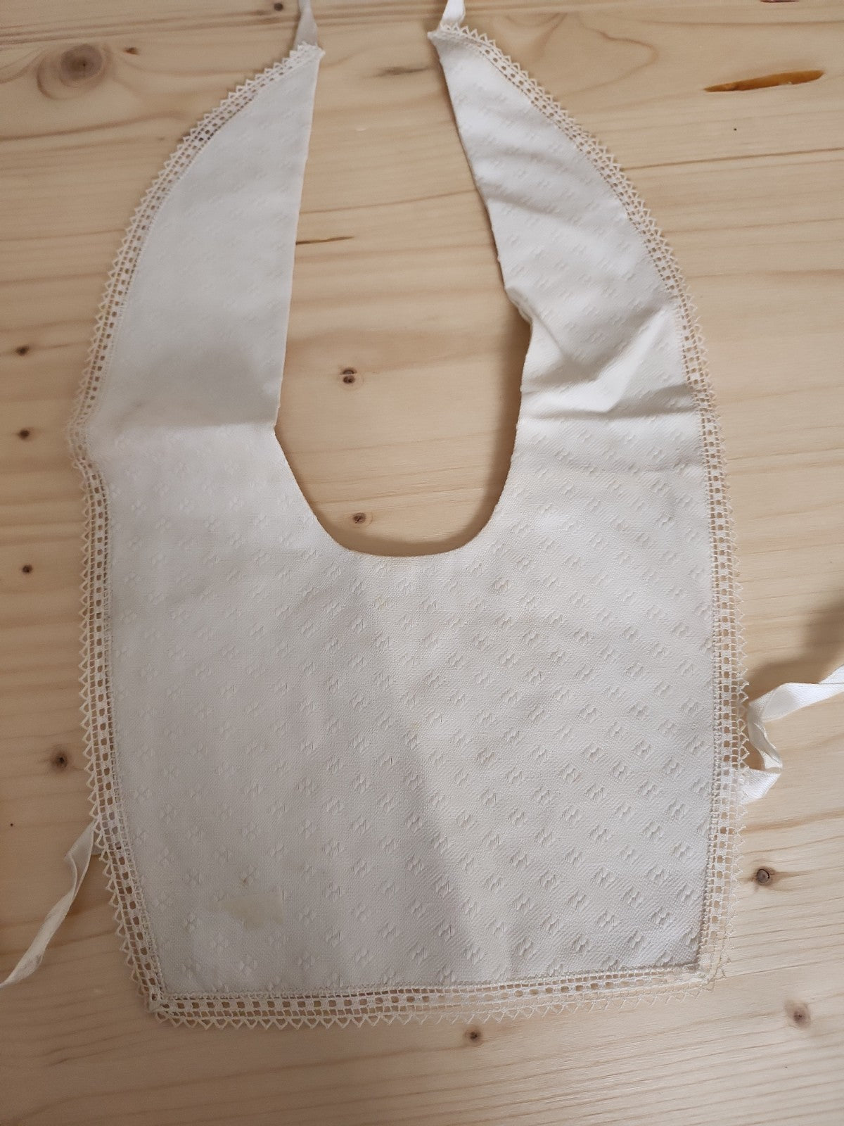 Lot 22 bavoirs anciens bebe poupée vintage à nettoyer B4