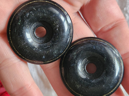 Lot 2 gros ornements à ttous pour création vintage diamètre 3,8 cm ref 2410