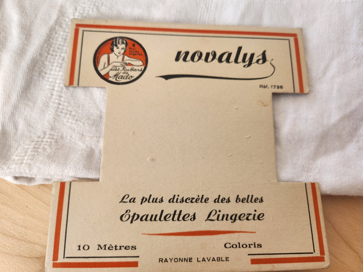 Collection mercerie carte ancienne Novalys art deco les rubans de Mado T1-17