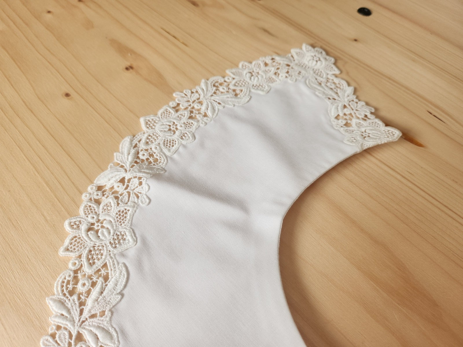 Grand col vintage mecanique coton dentelle adulte costume B8