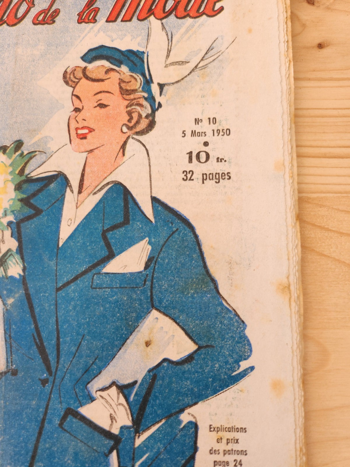 Le petit echo de la mode 1950 n°10 mode française année 50 printemps