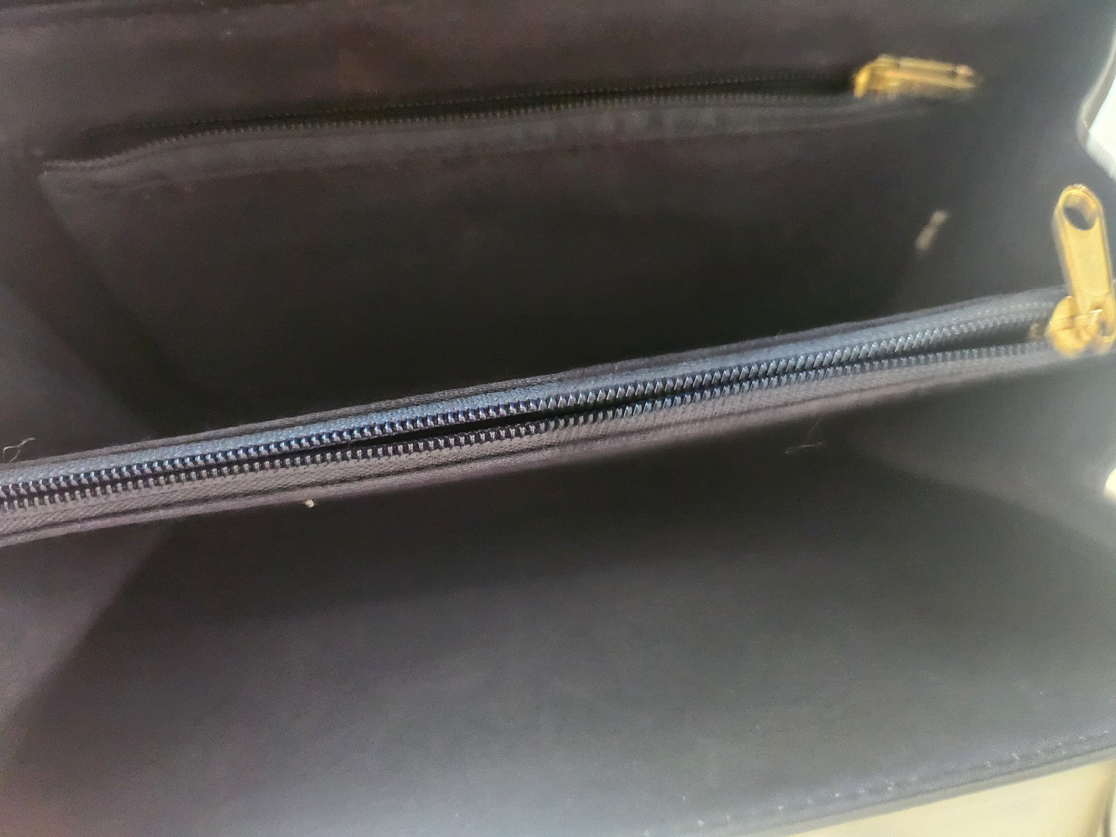 Pochette vintage bleu doré synthetique  Sac à main