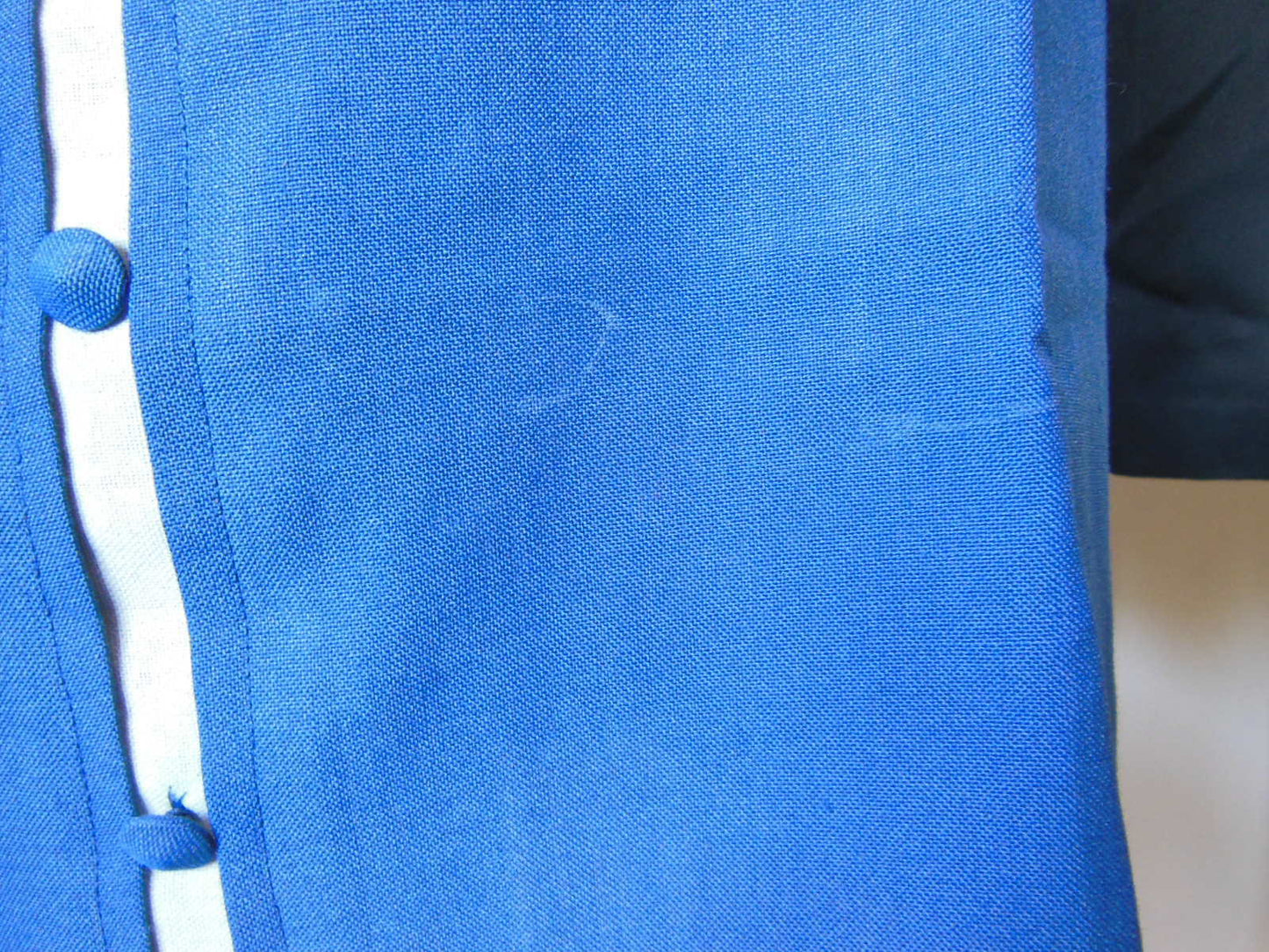 Pur vintage robe ancienne bleu forme classique cintrée 38/40 ? à nettoyer B2