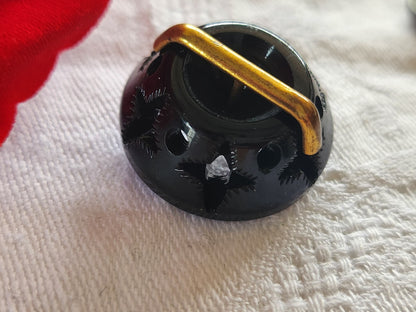 Collection gros bouton ancien etoile ajouré barre metal 2,6 cm ref 1957