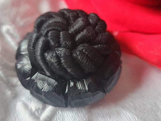 Volumineux bouton vintage passementerie dome gros 3,4 cm ref 3261