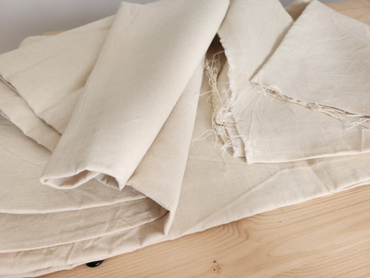 Grand coupon de toile ancienne bi 3 métres sur 2 m40 B6
