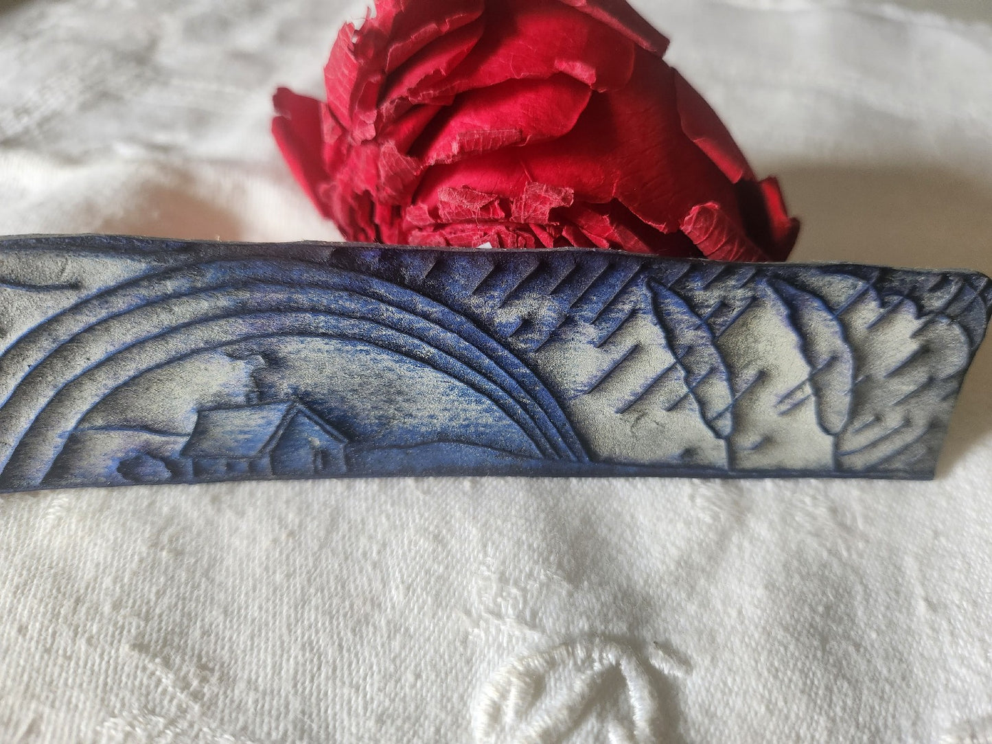 Tampon ancien sans support frise broderie collection les saisons   n°29-2