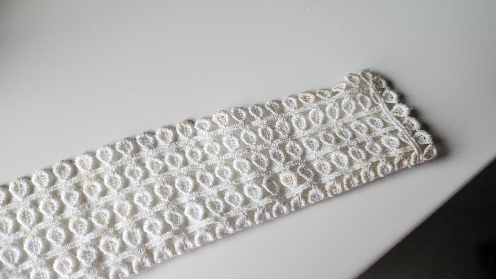 Ancien petit col dentelle guipure B1-16