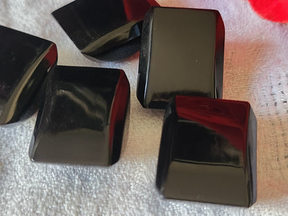 Lot 5 gros boutons vintage noir original 2 sur 2,4 cm pied volume ref 6130