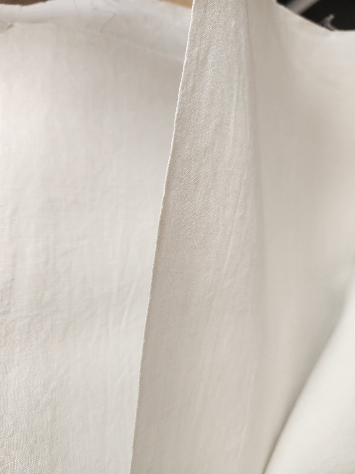 Ancien coupon de tissu  toile ancienne   235 sur 235 cm B8
