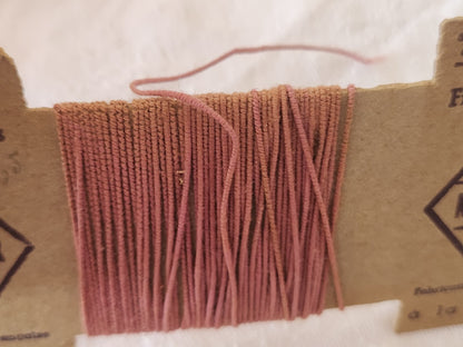 Collection mercerie ancienne lot  2 carte fil nordflex tricot jaune/rose  T2-1