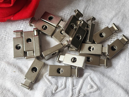 Lot 5 stop cordons en métal taille  ouvert 2,6 cm année 90 ref 5711
