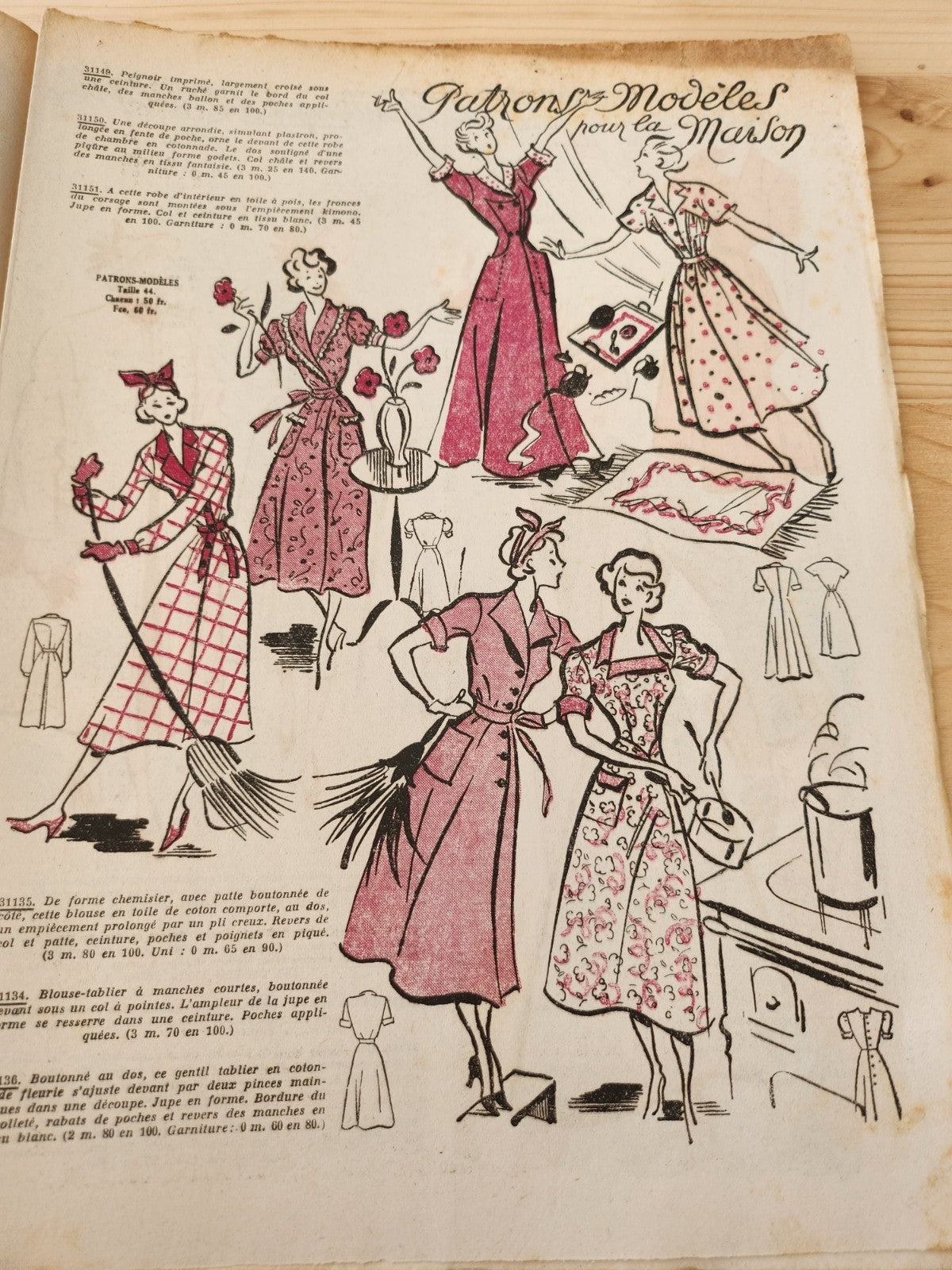 Le petit echo de la mode 1950 n°10 mode française année 50 printemps