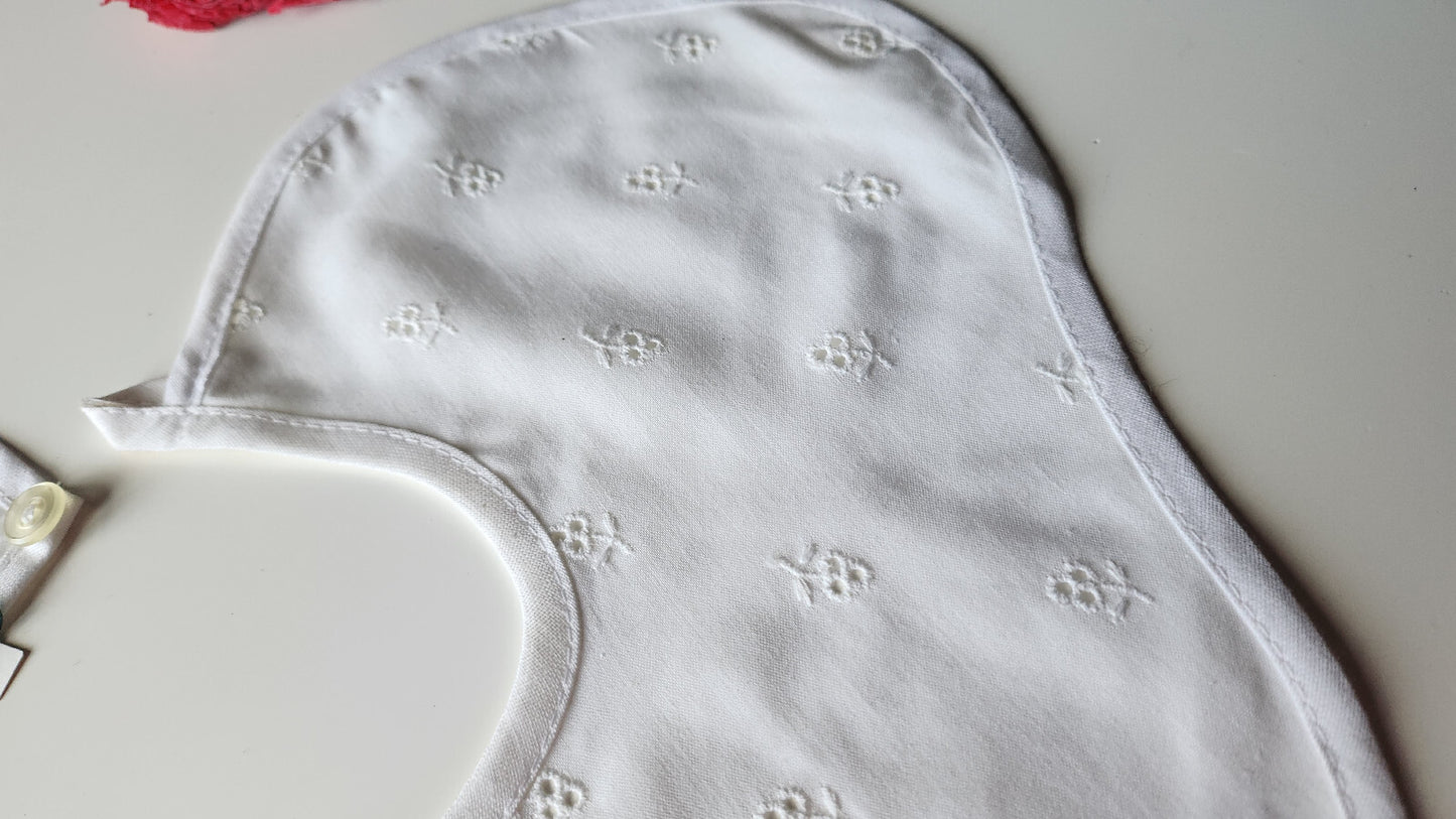 Ancien  col  tissu ajouré enfant dentelle  B1-34