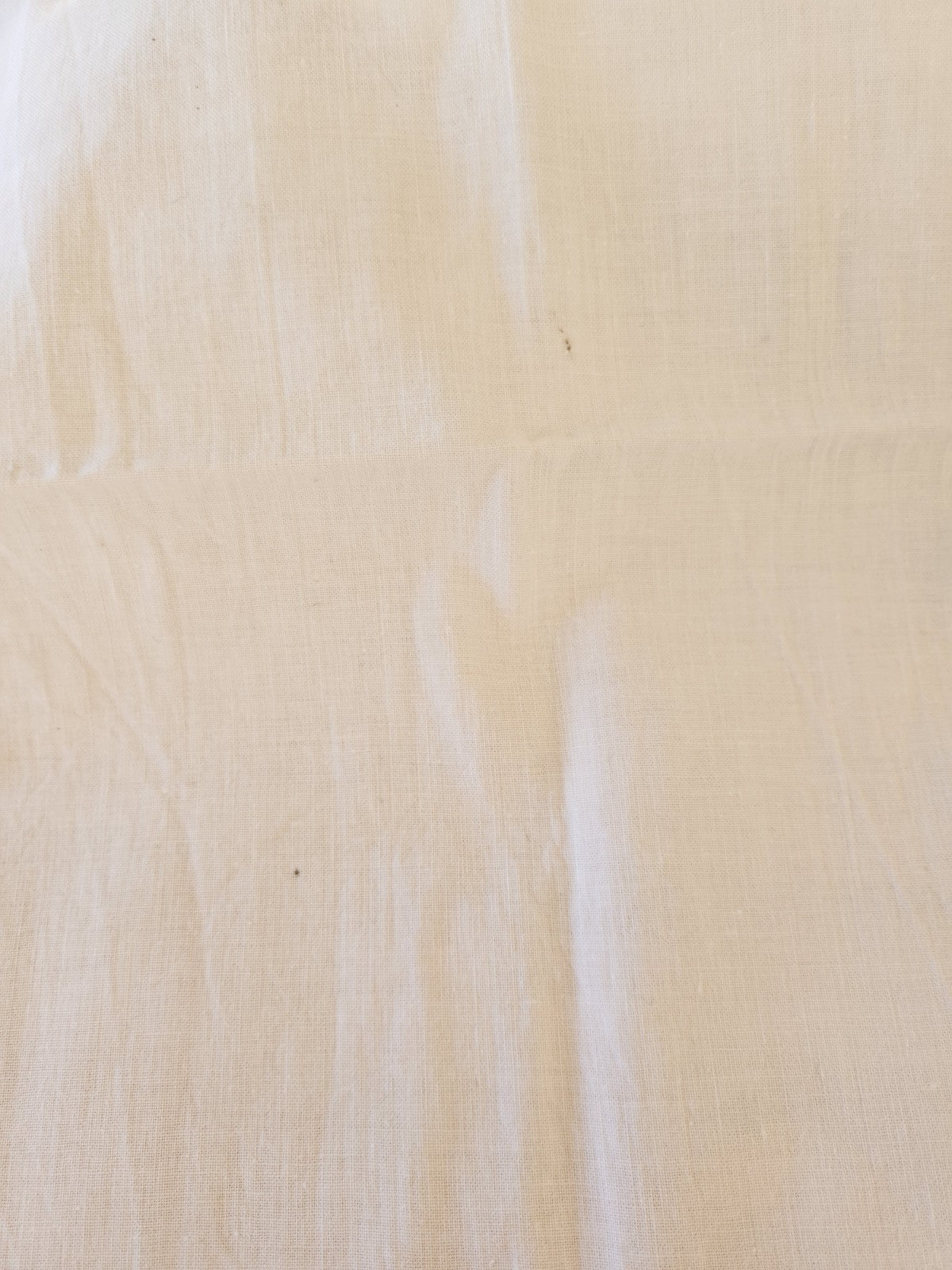 Ancien petit drap  enfant bébé vintage broderie ours musicien B8