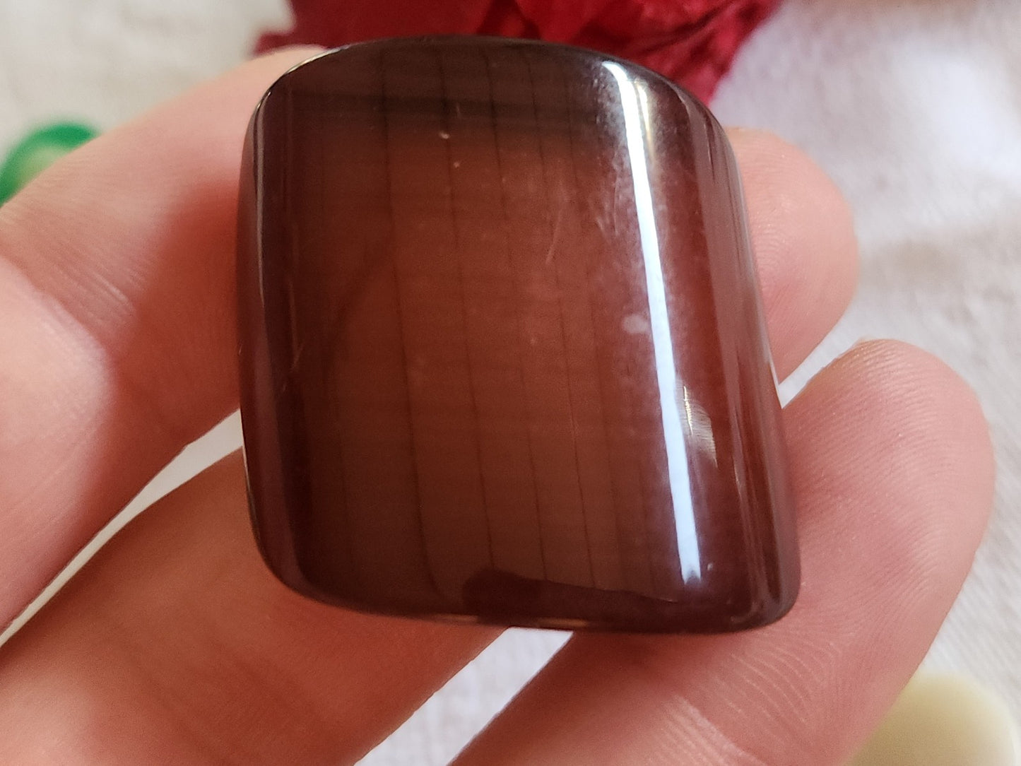 Volumineux bouton ancien  veiné  collection 3,1  cm D7K