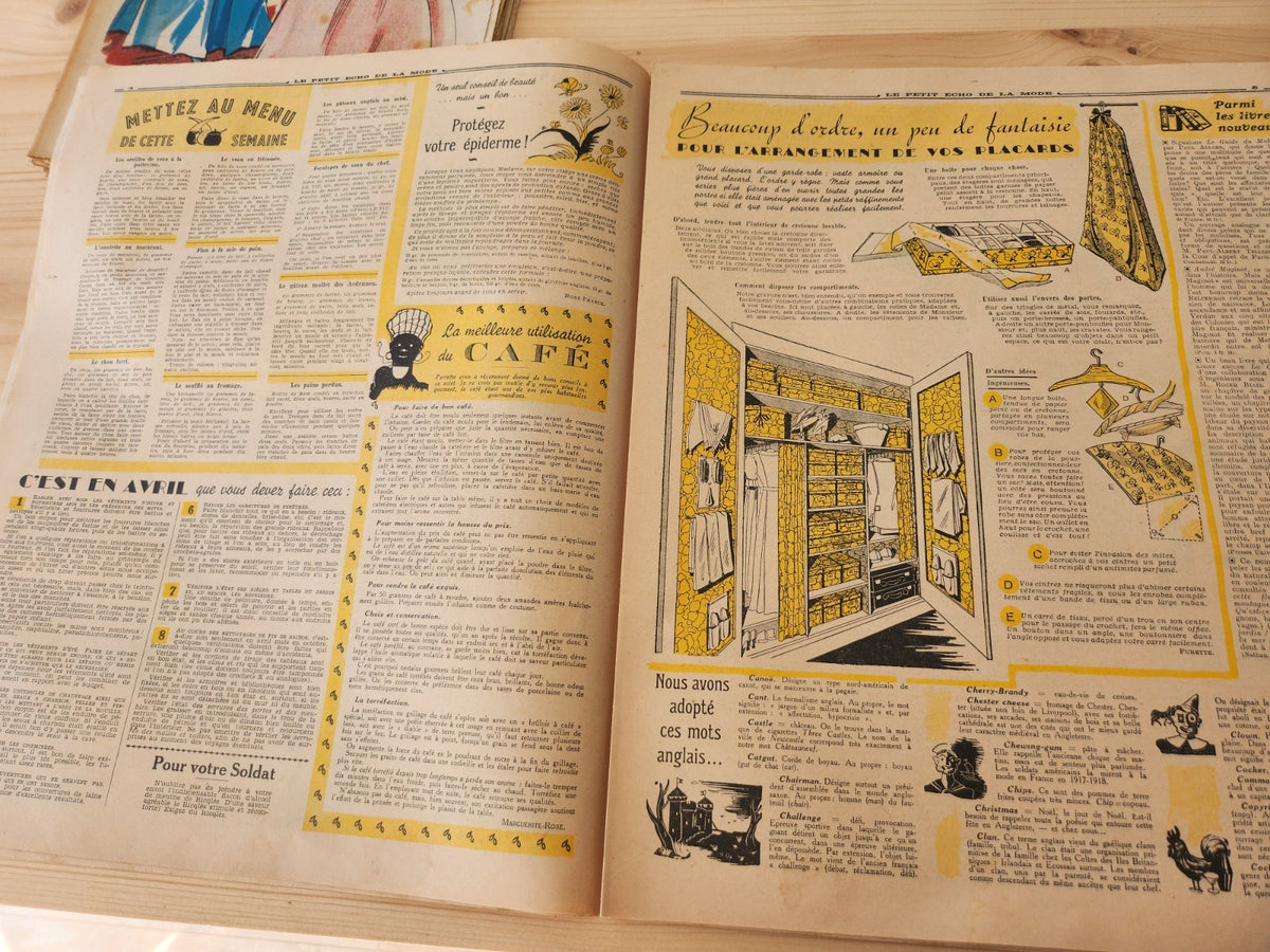 Le petit echo de la mode 1940 n°14 idées printanières revue mode française