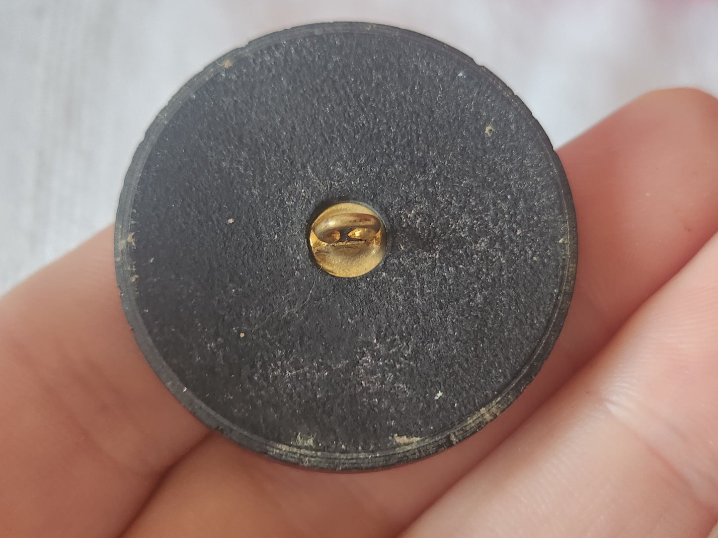 Gros bouton ancien art déco galalithe année 20/30 parurier 3,7 cm G17K