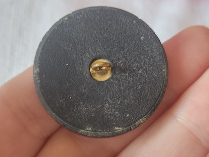 Gros bouton ancien art déco galalithe année 20/30 parurier 3,7 cm G17K