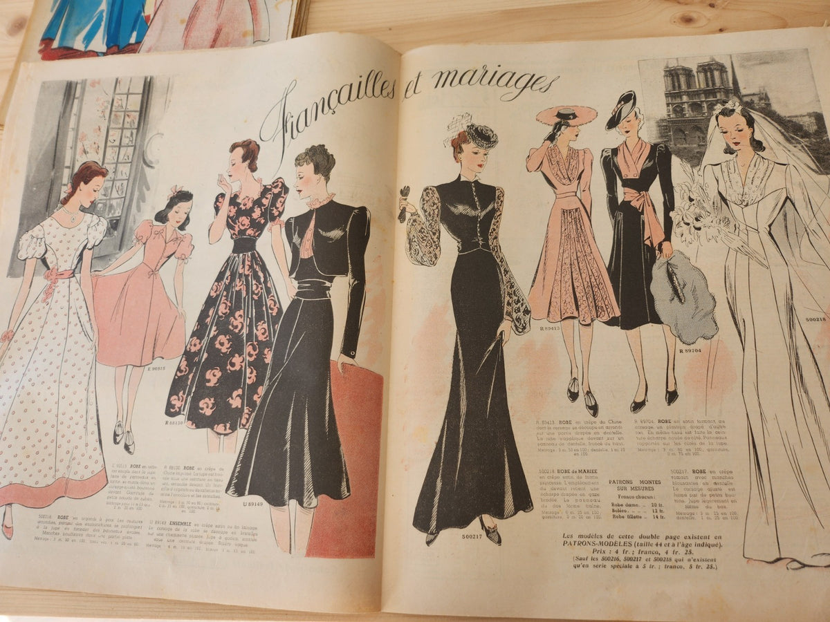 Le petit echo de la mode 1940 n°14 idées printanières revue mode française