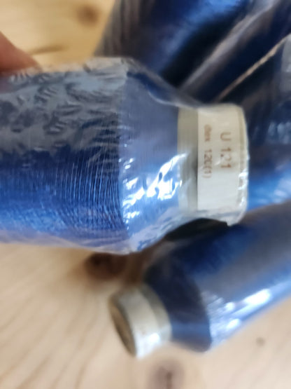 Lot 5 grosses bobines gutermann skala fil semi-transparent 10000 m teinte 311