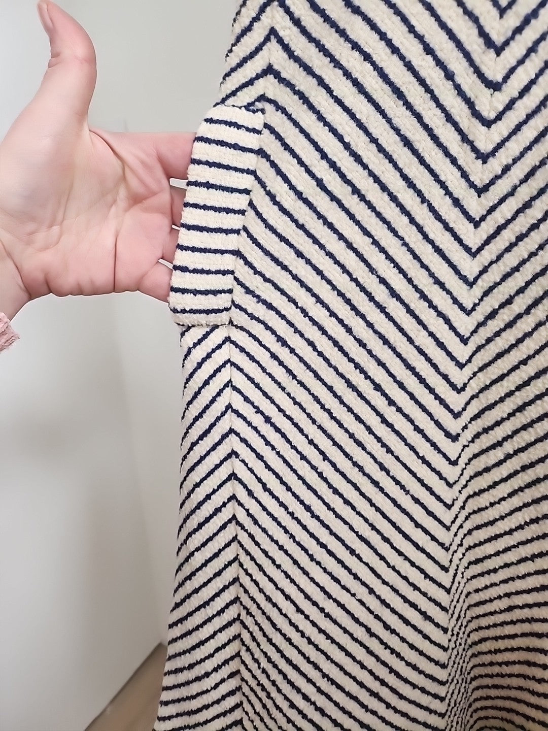 Pur vintage robe ancienne tricosa style marinière épaisse 38 ?  ref portant