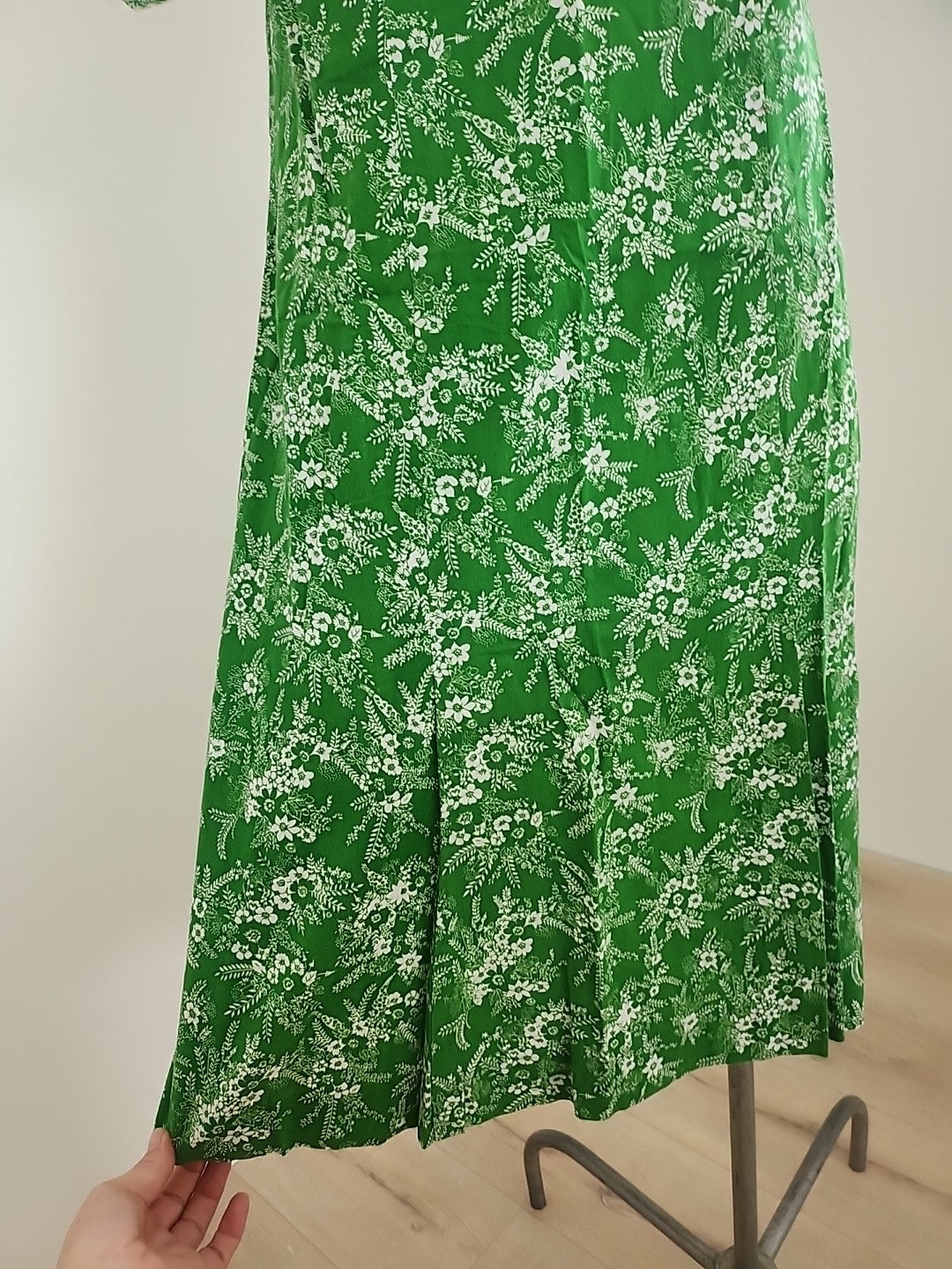Pur vintage robe ancienne coton imprimé fleur  40 ? coton  ref portant