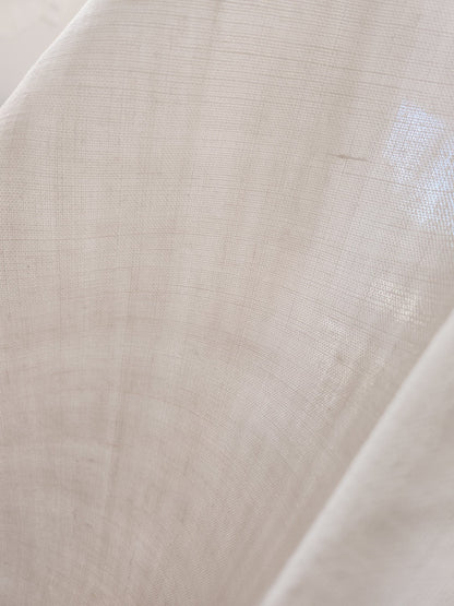 Ancien coupon   gros monogramme L tissu  toile ancienne 75 cm sur 103 cm  B5