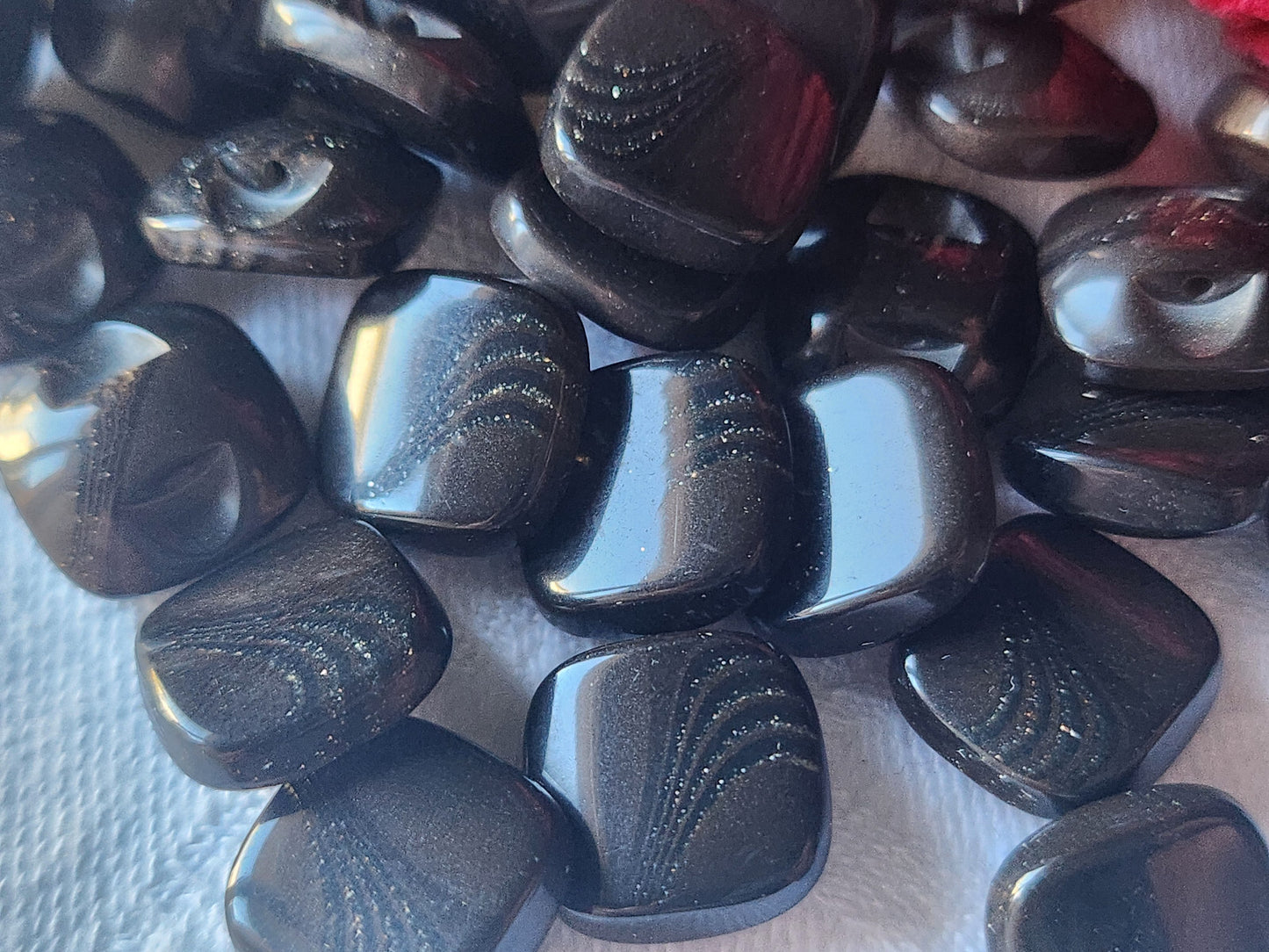 Lot 12 boutons vintage marron scintillant carré petits  à pied 1,3 cm ref 3739