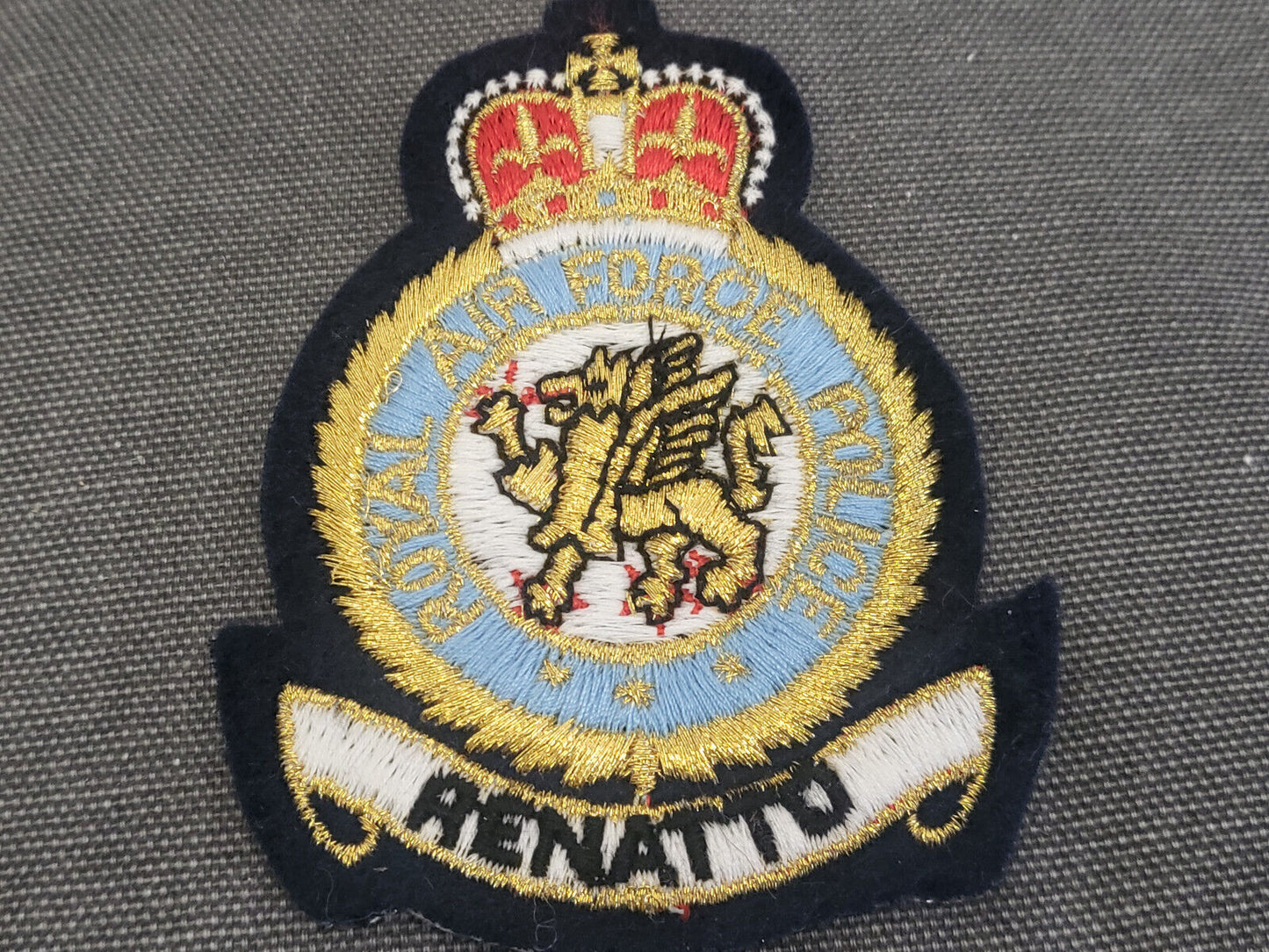 Transfert patch thermocollant gros customisation couture  air force Renatto T17