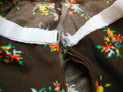 Pur vintage longue jupe bandeau cravate ancien taille 36/38 à remanier B4