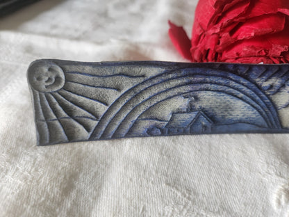 Tampon ancien sans support frise broderie collection les saisons   n°29-2