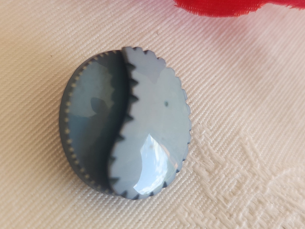 collection bouton ancien bleu dos vis 1,8 cm ou 18 mm G3E