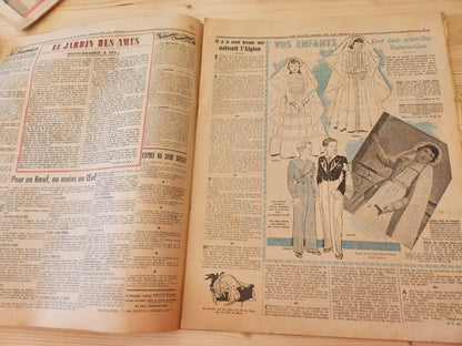 Le petit echo de la mode 1941 n°11 modes pour enfants revue mode française